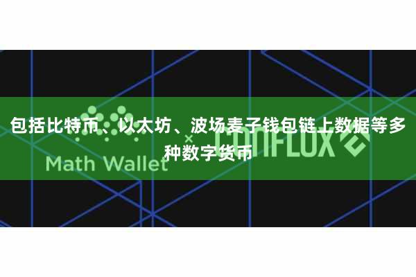 包括比特币、以太坊、波场麦子钱包链上数据等多种数字货币